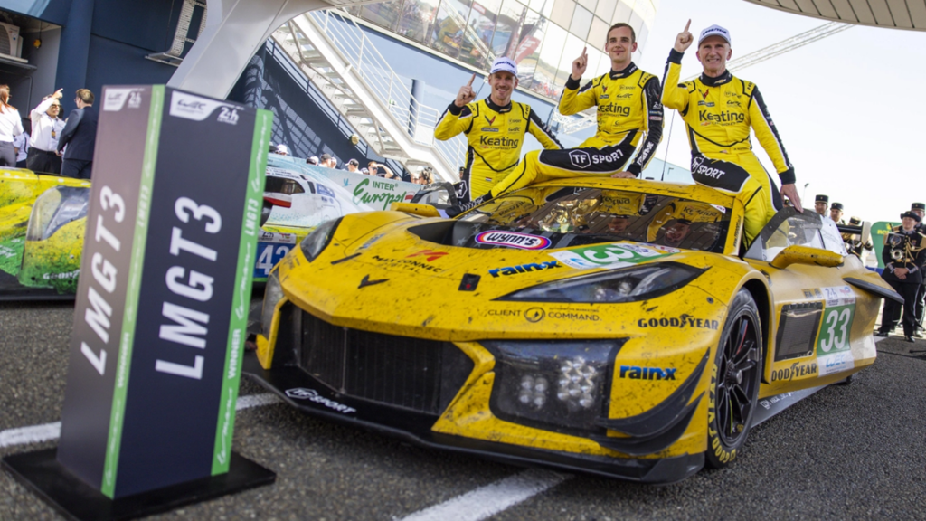 WEC 르망24 MGT3 클래스에서는 TF 스포트의 33번 쉐보레 콜벳