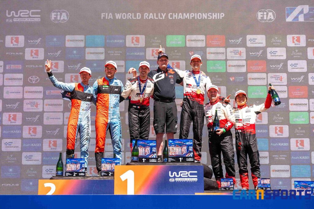 2026 WRC 그리스 아크로폴리스 랠리 포디엄