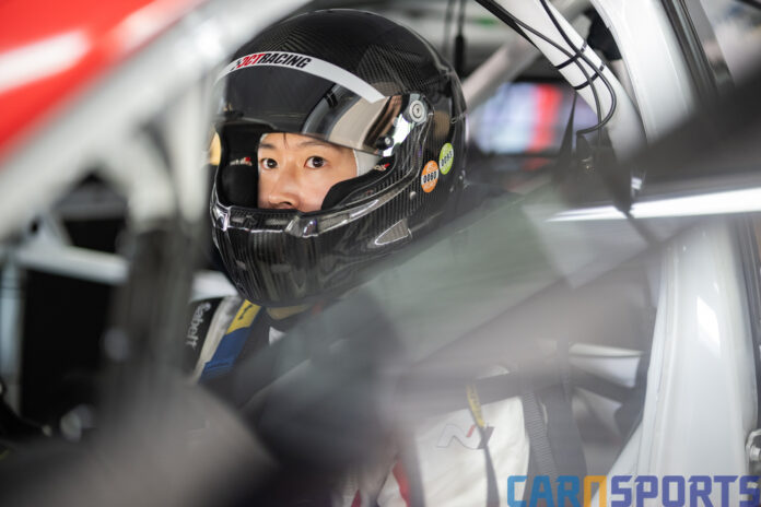 경기를 준비중인 김영찬